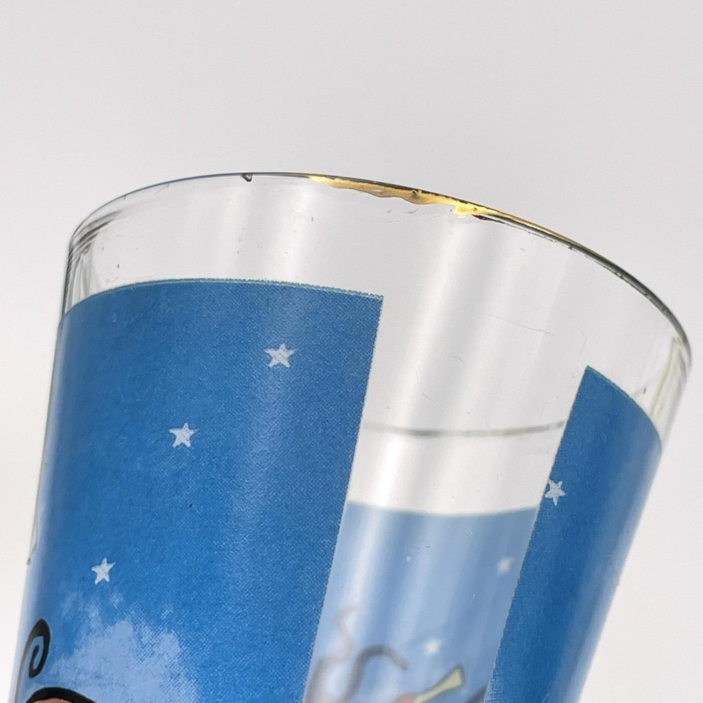Vintage Arizona Kokopelli Shot Glass Shooter MAACK Gold Rim 1990s - Picture 9 of 9